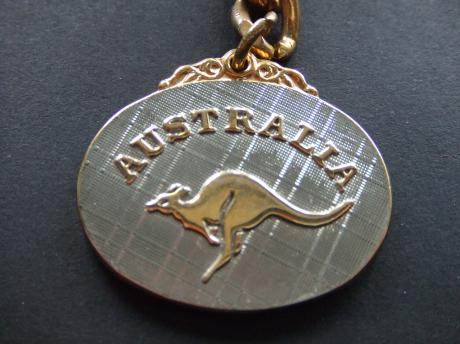 Australië kangoeroe sleutelhanger